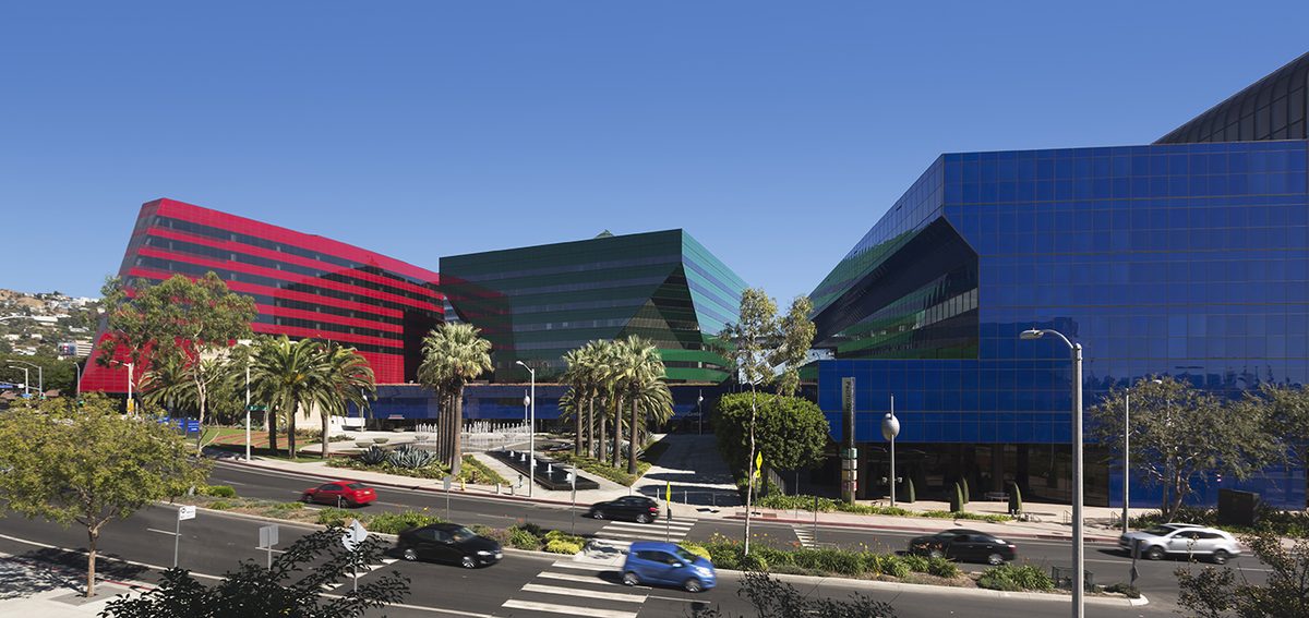 The Pacific Design Center in West Hollywood, designed by César Pelli